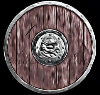 Picture Wooden Round Shield